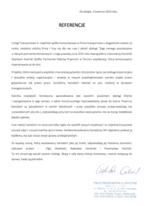 Usługi Transportowe G. Ciepliński